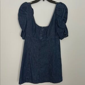 Free People Denim Mini Dress